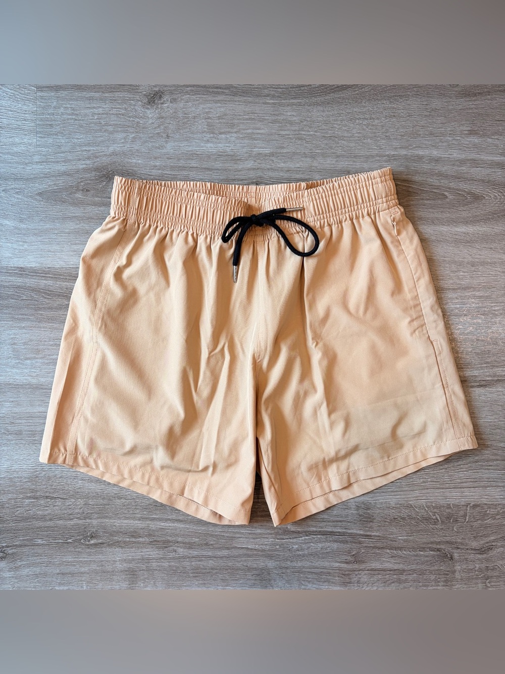 Tan athletic shorts